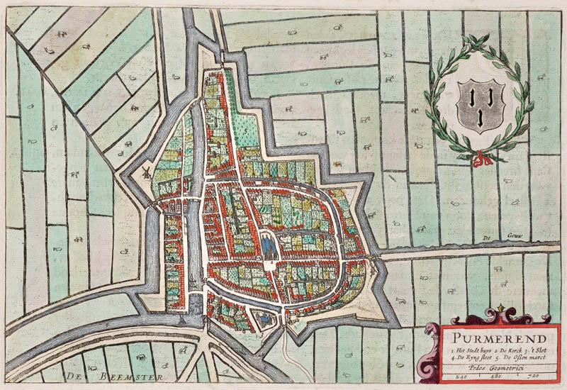 Purmerend 1649 Blaeu